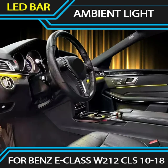 LEDアンビエントライト,12色,メルセデス用,ベンツクラスw212 e200l e260l e300l c218 cls 2010-2018 -  AliExpress