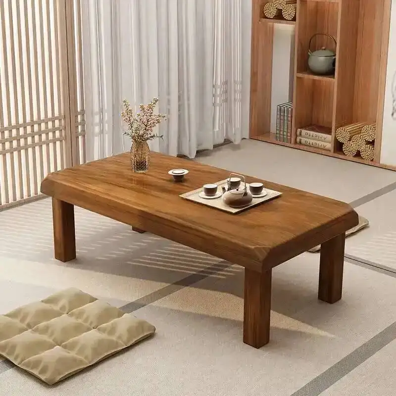 Standing Moving Coffee Table Decoration Wood Modern Side Table Living Room Kitchen Dinner Mesa Auxiliar Salon Furniture