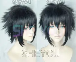 High Quality Game Final Fantasy XV FF15 XV Noctis Lucis Caelum Cosplay Wig Halloween Costume Wig Sythentic Hair Wigs