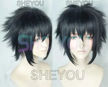 고품질 게임 파이널 판타지 XV FF15 XV Noctis Lucis Caelum 코스프레 가발 할로윈 의상 가발 Sythentic Hair Wigs