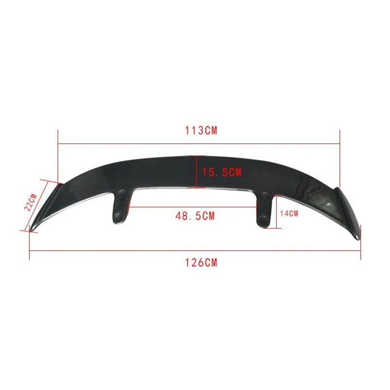 Real Carbon Fiber Roof Spoiler Wing For BMW 1 Series F20 F21 Hatchback CAR Trunk Rear Lip Tail Accessories Body Kit