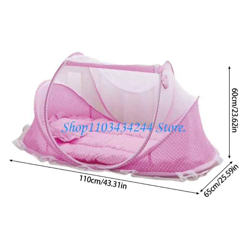 G2TC توفير مساحة محمولة سرير سرير سرير سرير تتميز بشبكة عالية الكثافة وإغلاق سستة لراحة الرضع