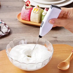 Wireless Coffee Whisk Mixer Handheld Egg Beater Mini Electric Milk Foamer Blender Cappuccino Frother Mixer Kitchen Whisk Tool