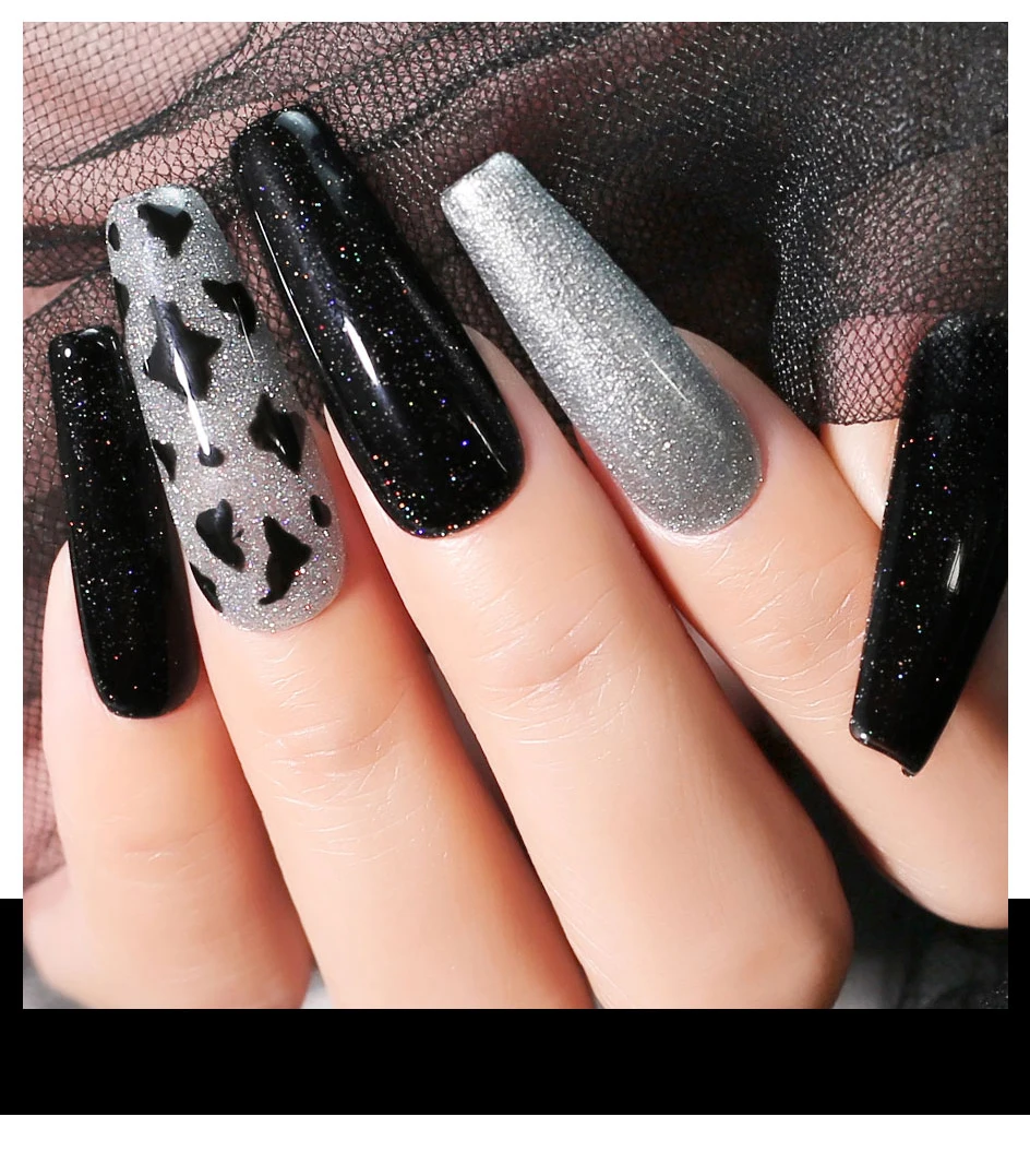 Clou Beaute 10/12/20/24-teiliges Gel-Nagellack-Set, 15ml Weißglasflasche, Nagelkunst-Kit, Semi-permanenter Gellack Nagellack – Detail 12