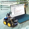Keyestudio 4WD Smart Robot Car Kit z kamerą dla Raspberry Pi 4B Python Programming DIY Robot Project Kit APP Infrared Control 5