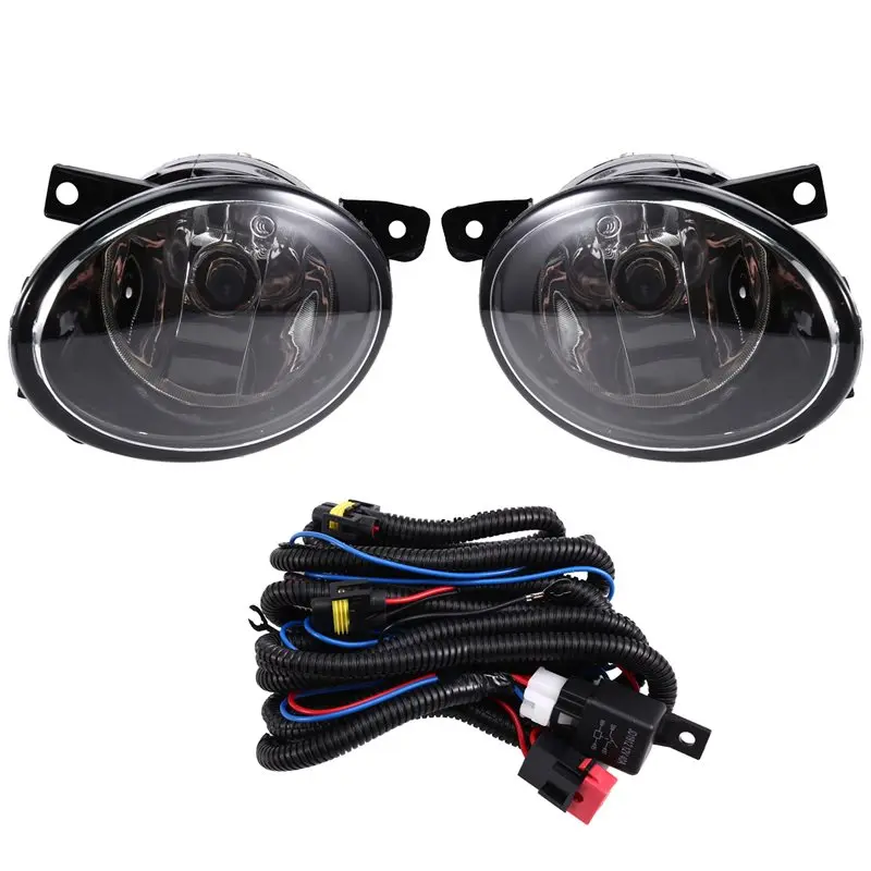 ABXN-Wire-Integrated Front Bumper Fog Light Lamp 2Pcs For VW Transporter Multivan Caravelle T5 T6 2010- 2015