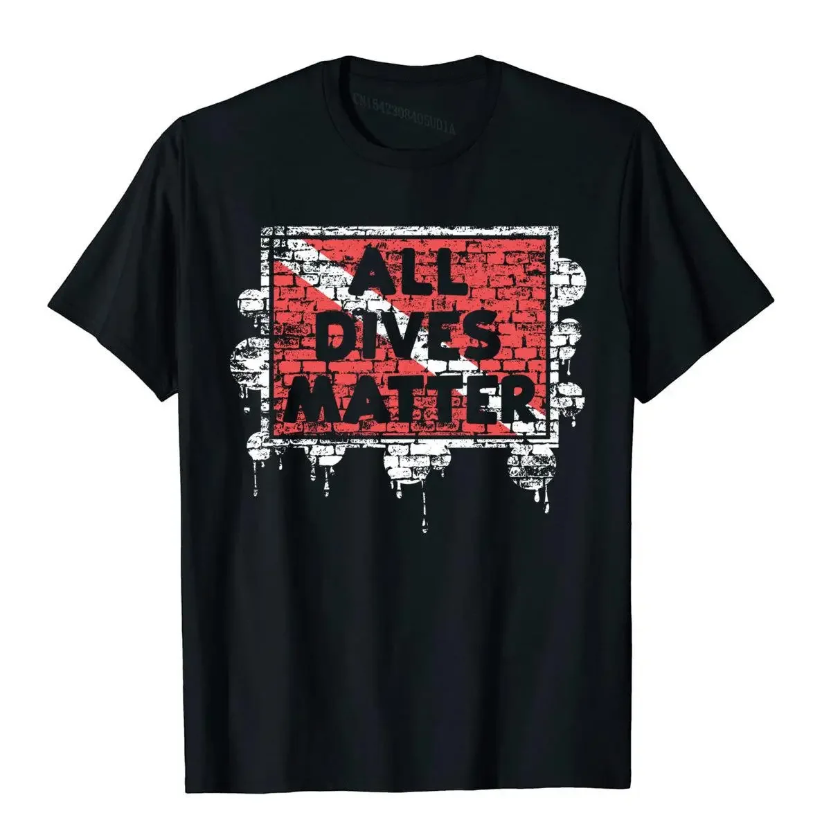 

Scuba Diving Short Sleeve T Shirt All Dives Matter Flag Shirt Slim FitFitness Tops T Shirt New Design Cotton Mens Top T-Shirts