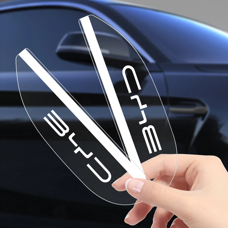 for BYD F3 E6 Yuan Plus Atto F0 G3 I3 Ea1 Song Max SEAL Car Emblems Car Rear View Mirror Rain Eyebrow Visor Shield Shade Cover