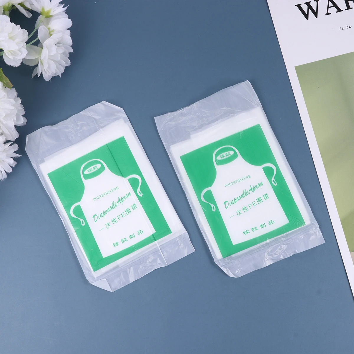 100 個子供絵画スモック防水描画エプロン医療調理旅行用