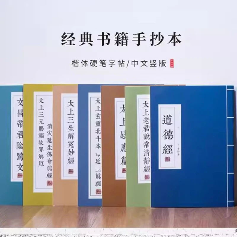 

Regular Script Hard Pen Calligraphy Copybook - Chinese Scripture Practice Book for Beginners