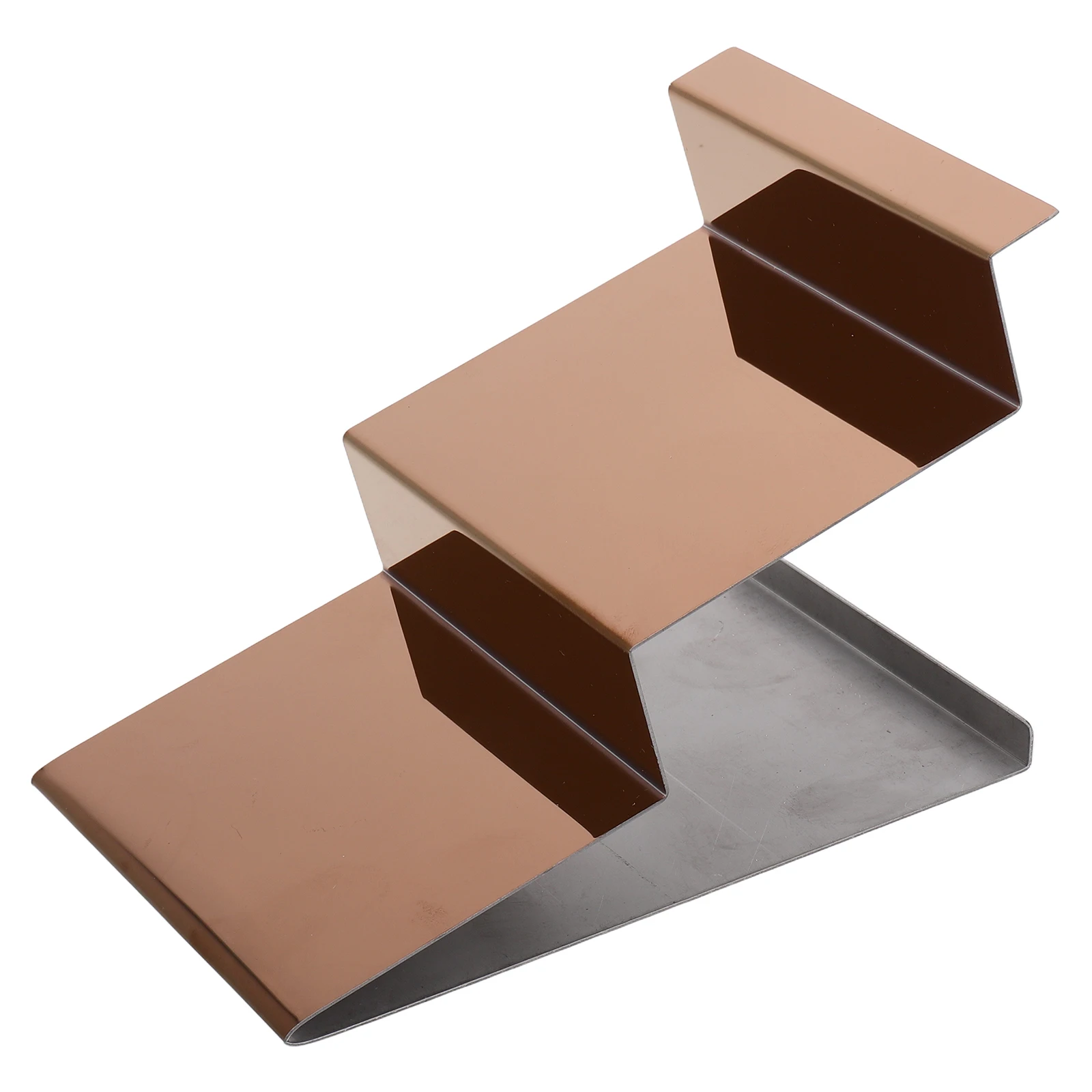 Stainless Steel Display St Wallet Holder Counter Rack Trapezoidal Design Shop ganization Material Modern