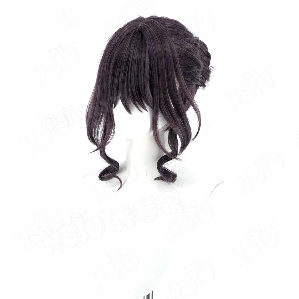 The Fragrant Flower Blooms With Dignity Waguri Kaoruko Cosplay Wig gray purple short hair Synthetic Wig Party Halloween Wig