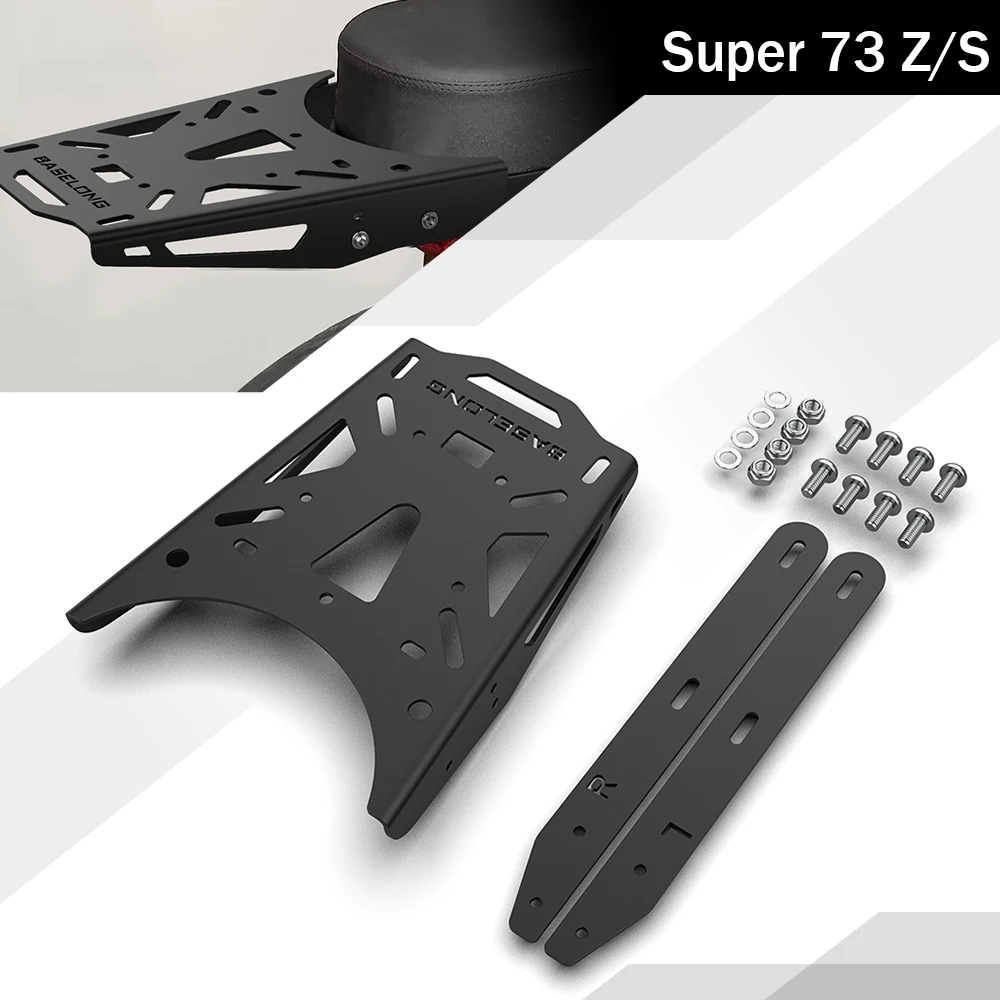 

For Super 73 Z/S Super 73Z Super 73S Motorcycle Accessories Luggage Holder Bracket and Rear Luggage Rack Top Case Mount Plate