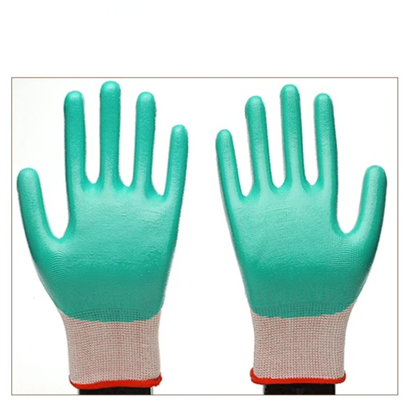 Hot Sales 1 Pairs Work Gloves GMG Safety Garden Mechanic Protective Women Men Nitrile Working