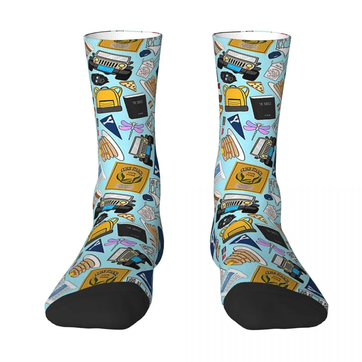 

Ultimate Fan Icons All Over Print Blue Pack Socks Harajuku Stockings All Season Long Socks Accessories for Man's Woman's Gifts