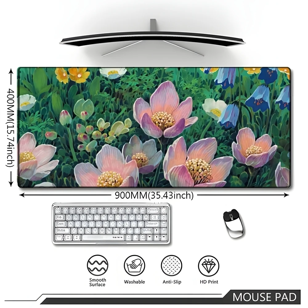 H-Hayaoes Miyazakies animation 700x400 Large Gaming Gamer Big Mouse Mat Computer Locking Edge MousePad water proof Keyboard Desk