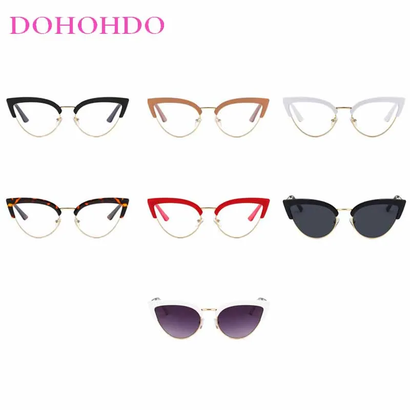 

Trend Brand Designer Metal Cat Eye Women Sunglasses Luxury Punk Men Eyewear Outdoor Travel Driving Sunglass Unisex Lentes UV400