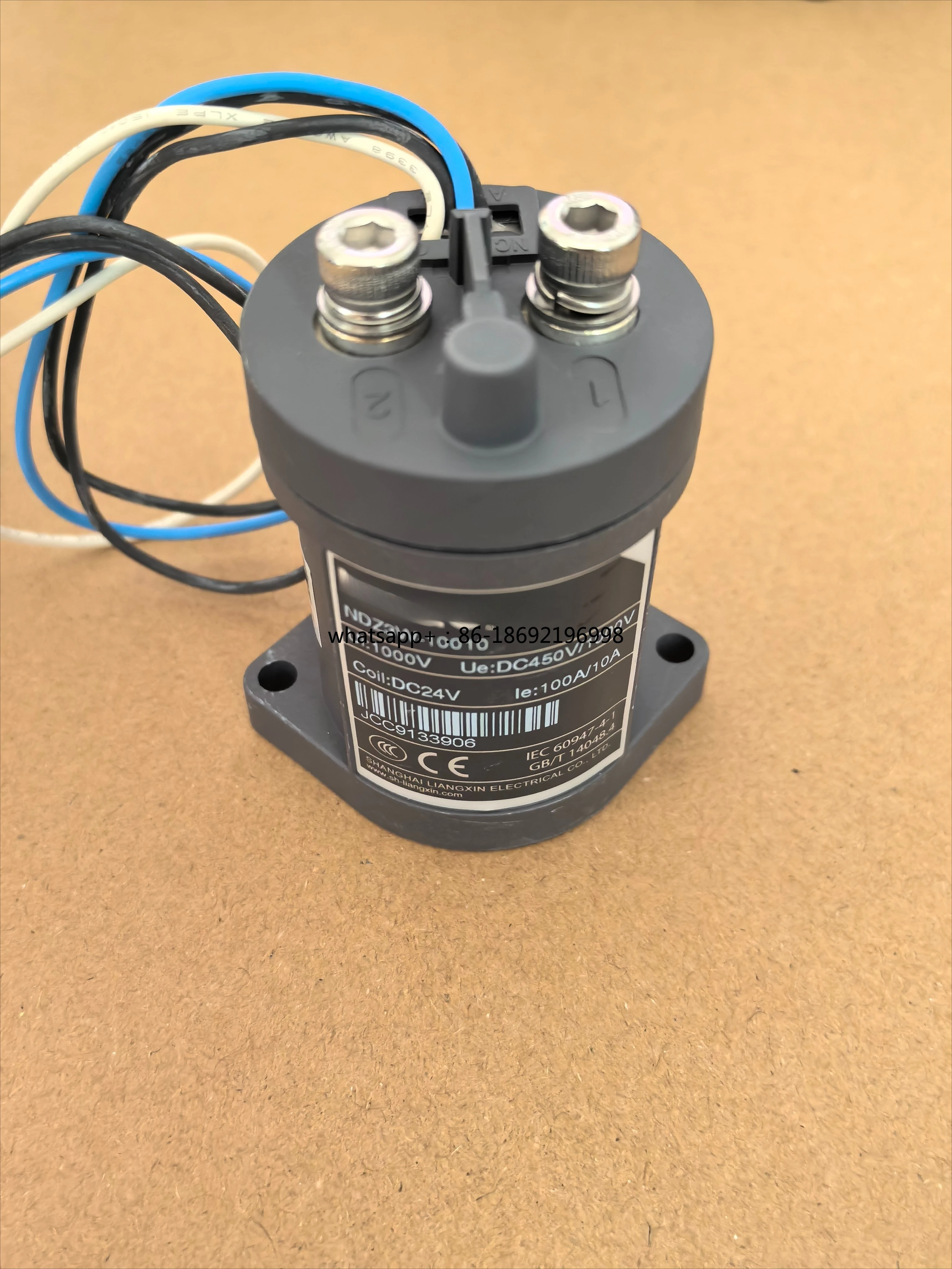 DC Contactor NDZ3W-10010 Contact 1000V100A Coil 24V with Reverse Contact