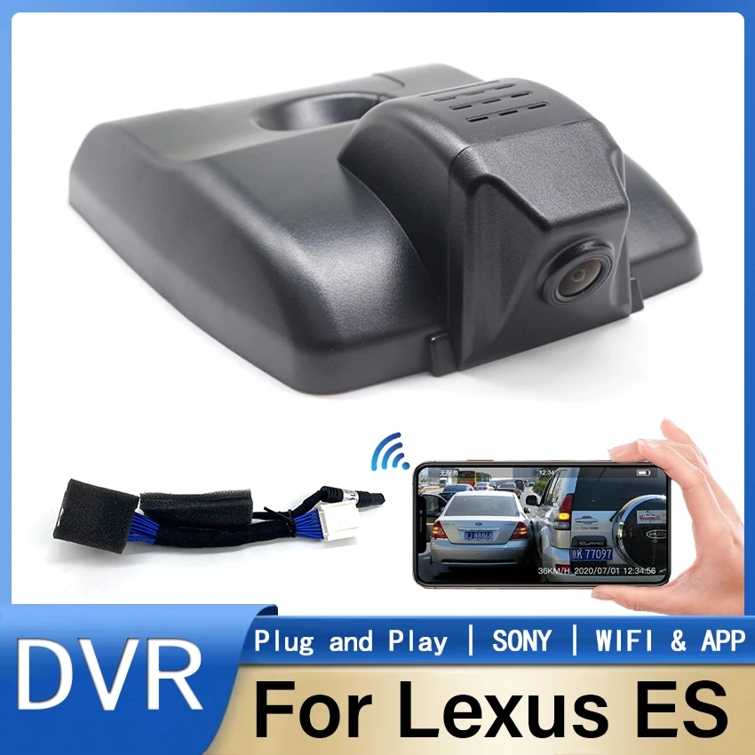 Dash Cam For Lexus ES ES200 ES250 ES260 ES300H 2019 2020 2021 2022 Plug and play Hidden Dashcam Car DVR WIFI Camera High Quality