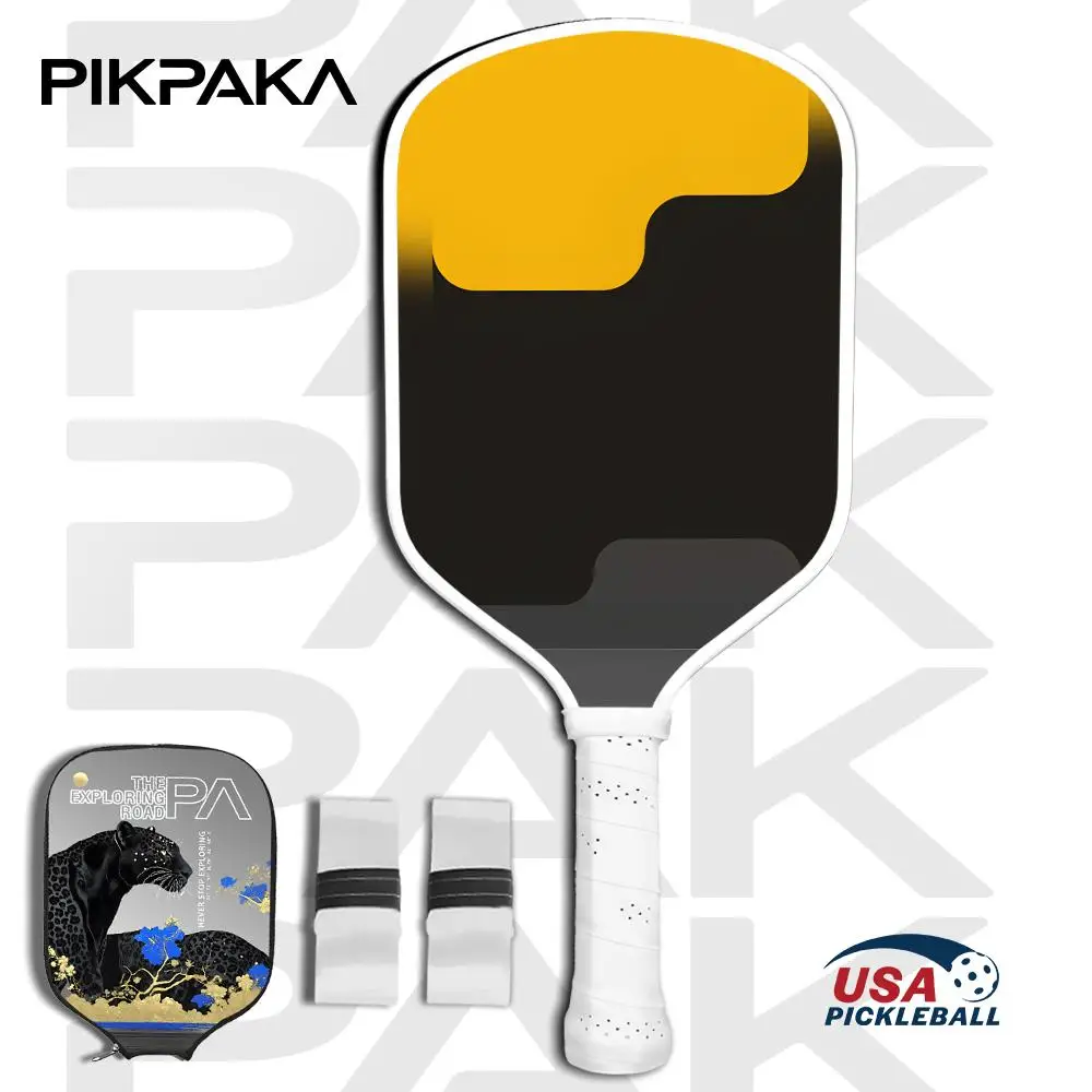 

Trendy colors Pickleball Paddle Set USAPA Approved T700 Carbon Fiber Unibody Thermoformed with 16MM Honeycomb Core Power&Spin