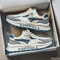 Chaussures d'été polyvalentes à la mode pour hommes, baskets en maille respirante à semelles souples, décontractées et confortables, nouvelle collection 2
