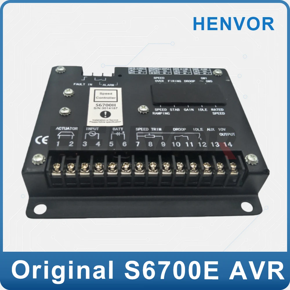 

S6700E Speed Board Motor Regulator Generator Speed Control Module Efficient Performance