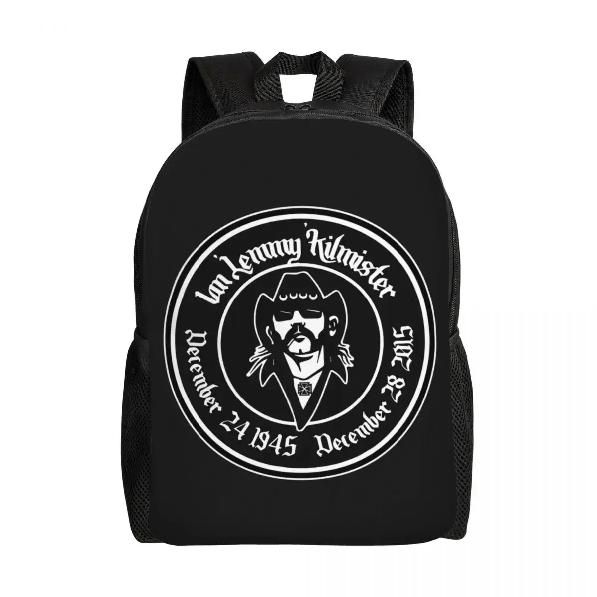 대학 학교 가방을위한 맞춤형 록 스타 Lemmyes 배낭 여성 남성 패션 Bookbag