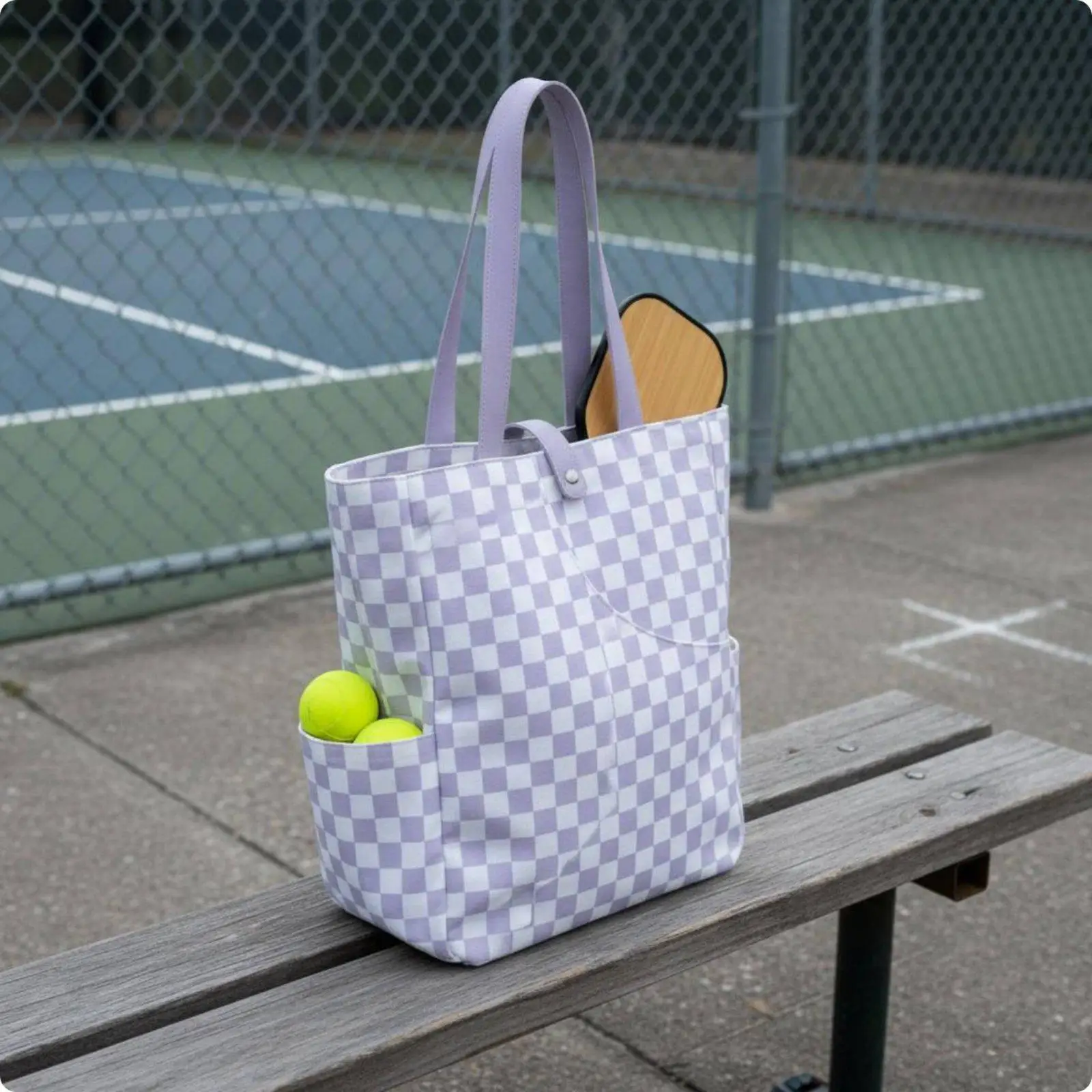 Paddle Racket Tote Portable Tennis Tote Bag Hand Carry Tennis Racket Storage Bag for Outdoor, Travel