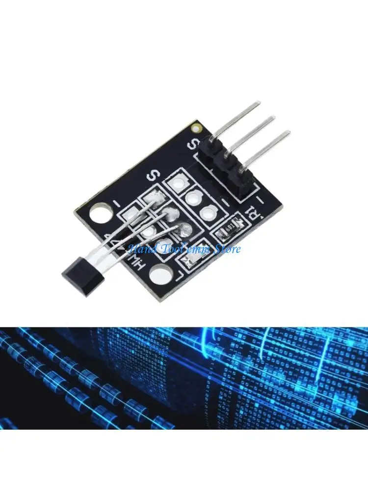 

H37F 6Pcs KY-003 A3144 Hall Effect Sensors Switches IC With High Sensitivity Fast Response For Projects