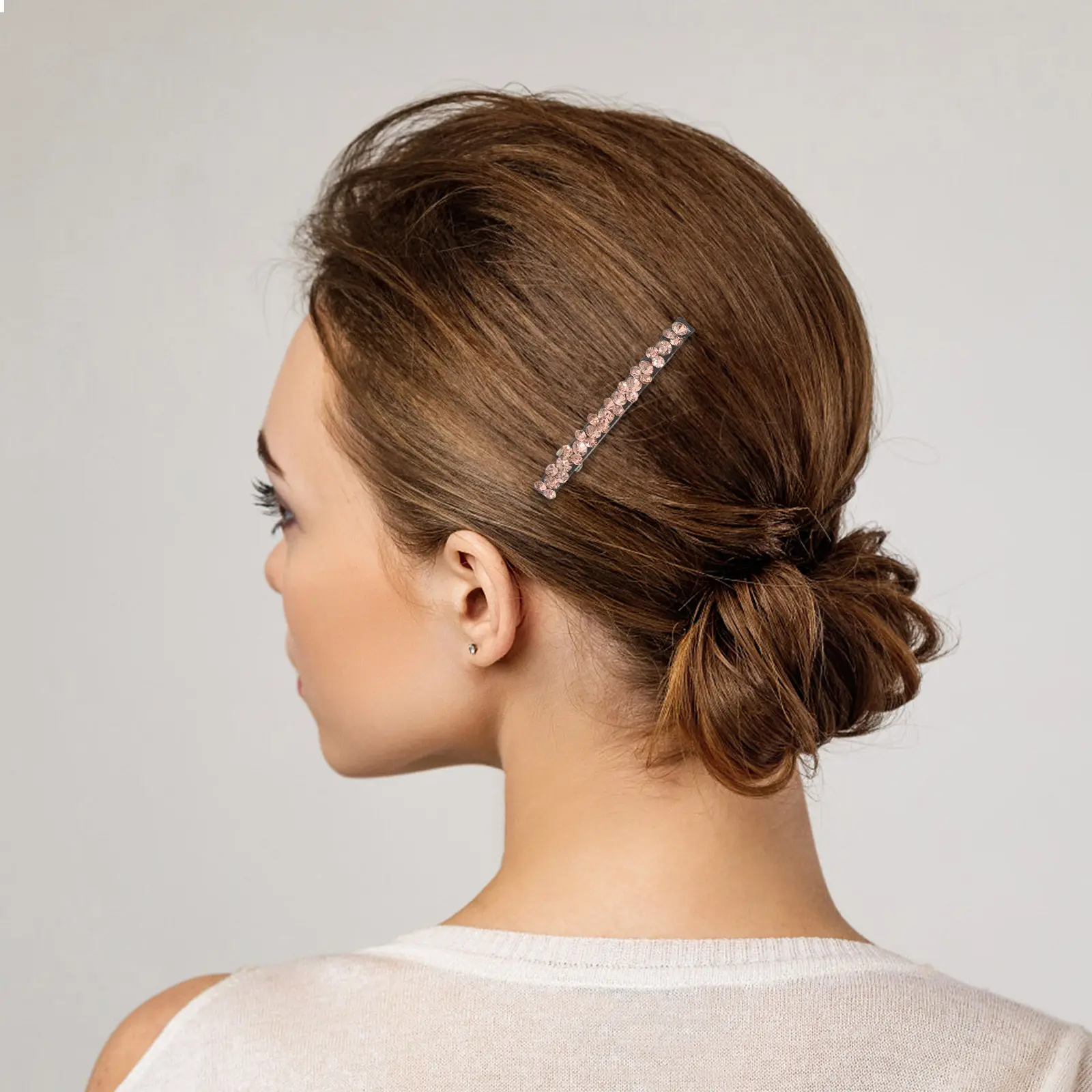 

Набор из 4 заколок-уточек со стразами, блестящие хрустальные заколки, длинные тонкие металлические шпильки, сверкающие аксессуары для укладки волос для женщин и девушек