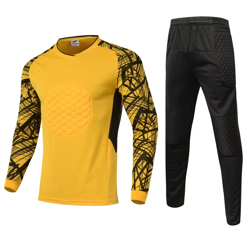 Goalkeeper Suit Football Training  Long-Sleeve Suit Children Goalkeeper Goalkeeper Suit Protective Gear Set