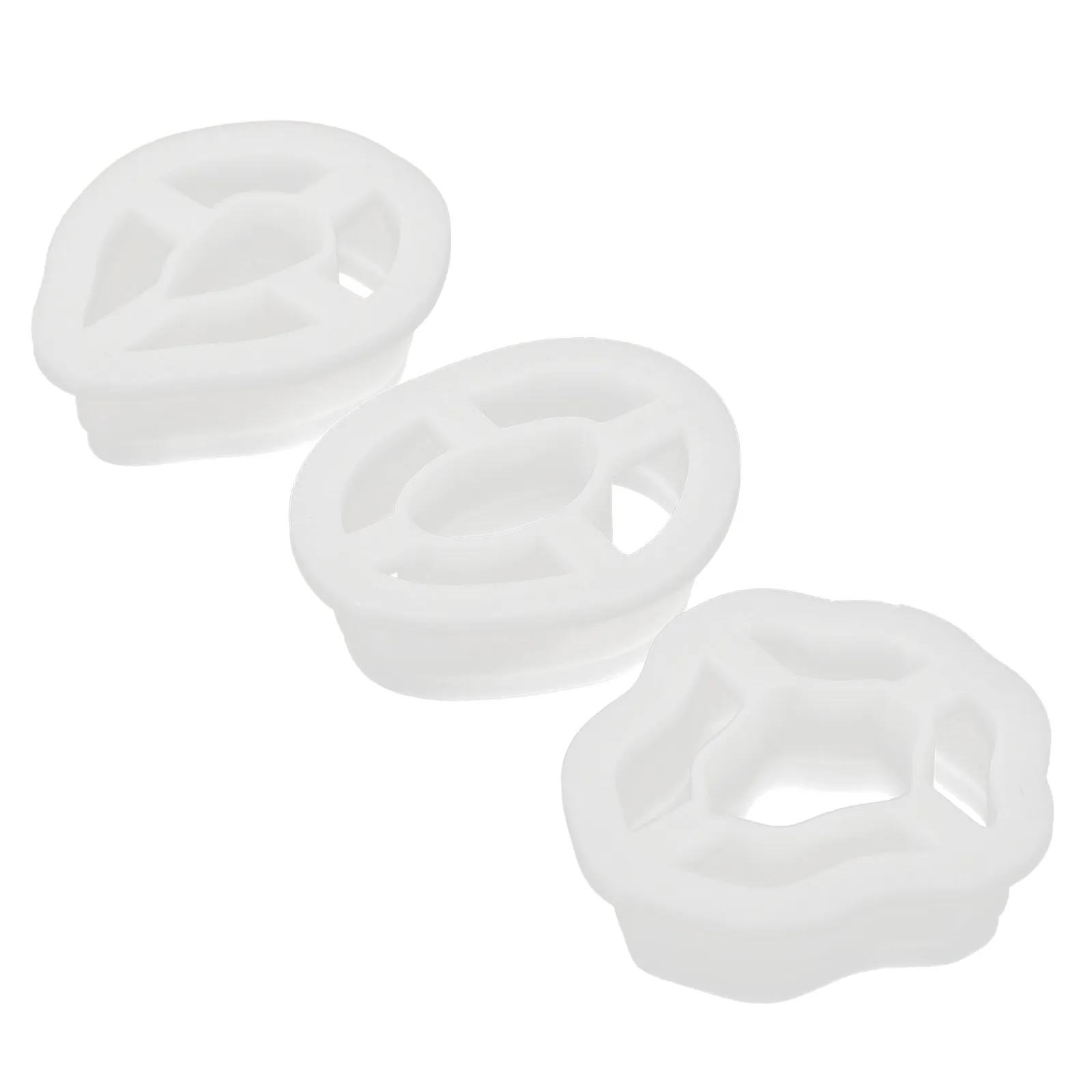 

Набор из 3 форм для резки полимерной глины, мягкие инструменты для вырезания, аксессуары для изготовления украшений из полимерной глины, принадлежности для рукоделия