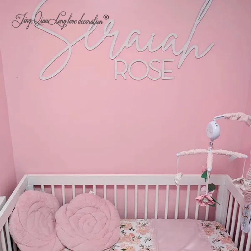 Nursery Name 3D Wood Sign Curs - đánh giá và giá Baby Nursery Name Letters
