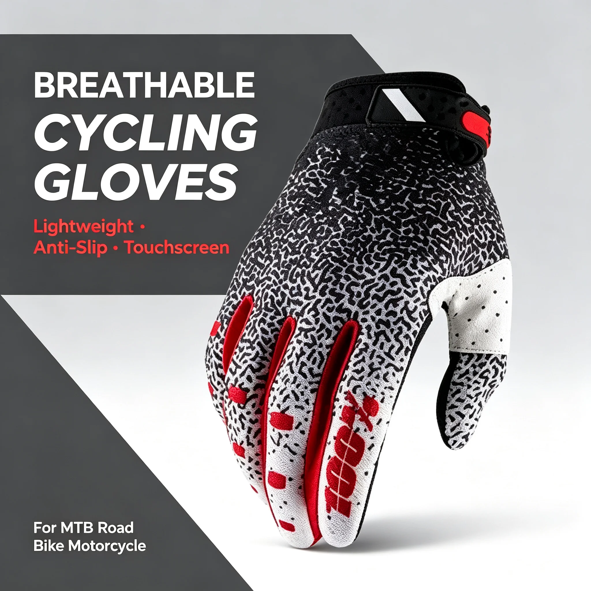 Oddychające rękawice rowerowe – Cycling Glove Padded recenzja i cena