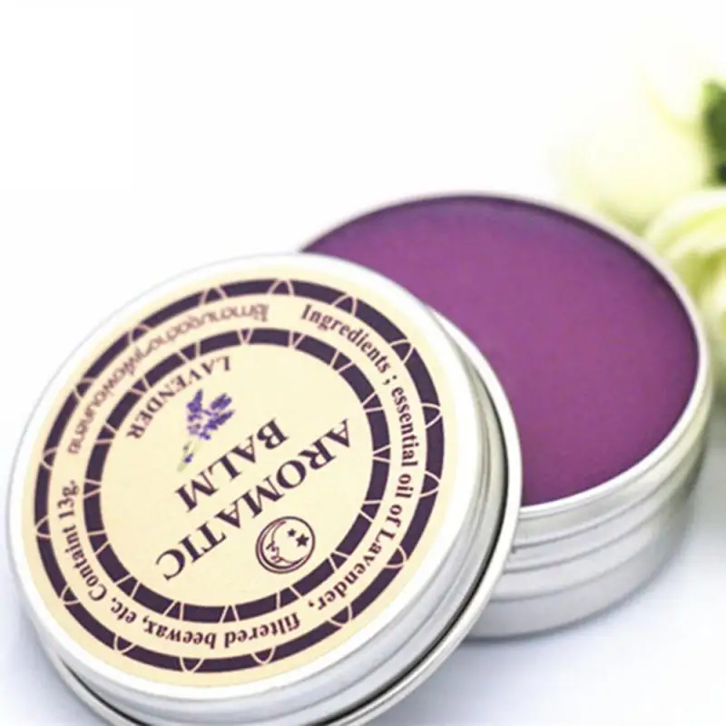 Lavanda aromático sono bálsamo creme, sono aliviar o humor, creme hidratante, insônia, relaxar, ansiedade, sem dormir, TSLM1