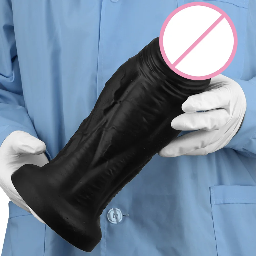S/M/L سوبر كبير ضخم دسار السائل سيليكون تحفيز القضيب الذهبي لينة واقعية الوحش دسار للكبار لعبة الجنس الاستمناء