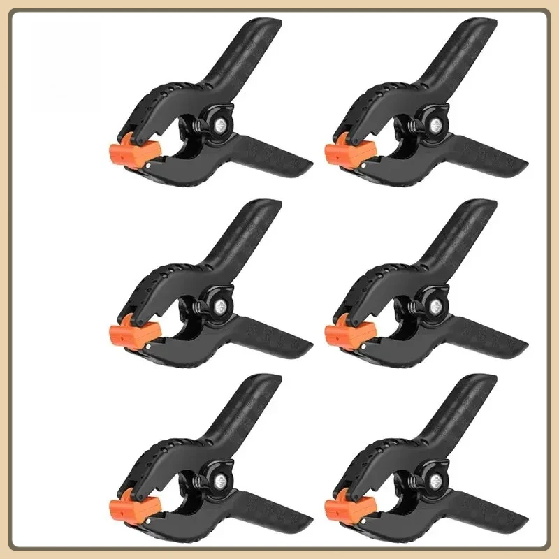 10pc 3inch Spring Clamps Heavy Duty Plastic For Background Muslin Canvas Paper Chromakey Screen Clip Photo Studio Carpenter Tool