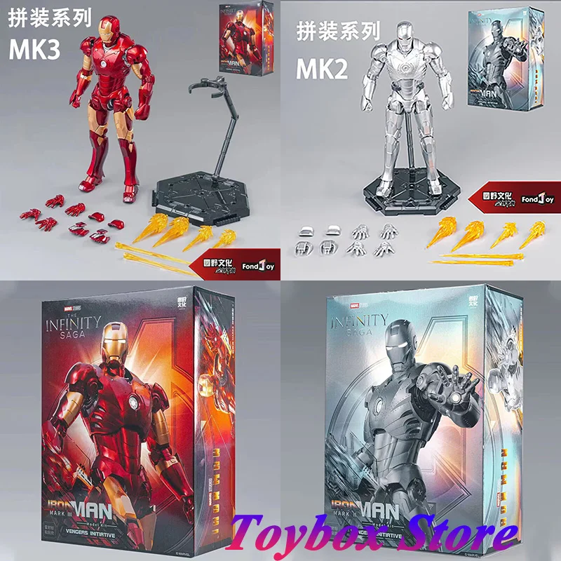 Fondjoy Mk3 Mk2 1/12 Montage Ijzeren Man Beweegbare Actie Figuur Wonder Film Avengers Infinity War Serie 6 "Full Set Soldaat Speelgoed