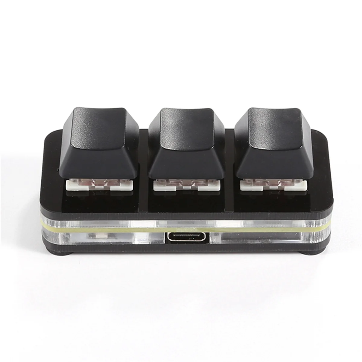 

ONGE 3-клавишная мини-клавиатура на заказ, копия вставки, вырезка на выбор, все Enter Ctrl C V для программиста, аудиоигры, ярлык, клавиатура, черная