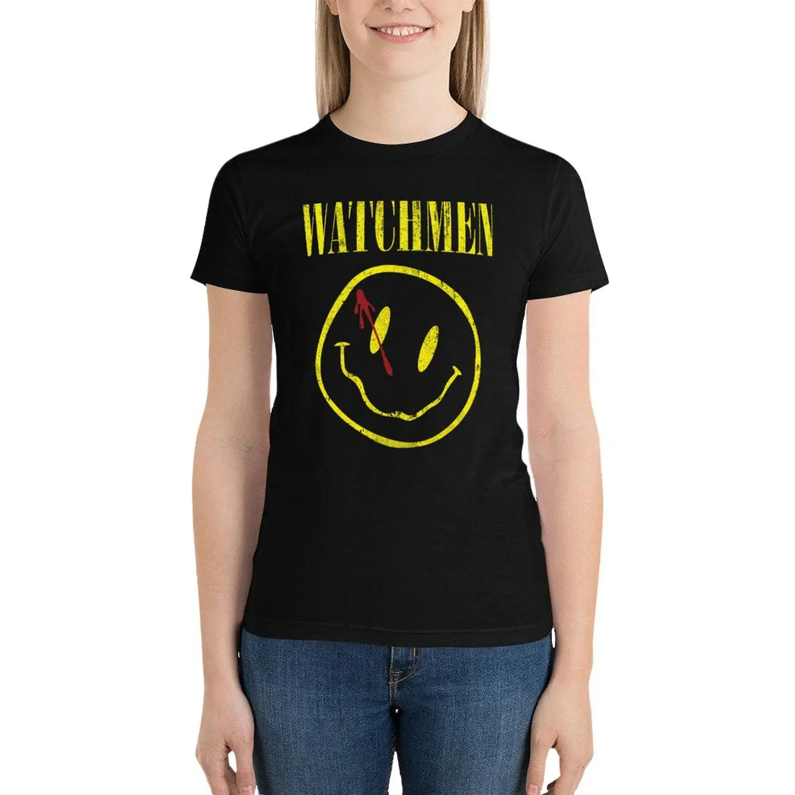 Watchmen T-Shirt korean fashion kawaii clothes Women t-shirts