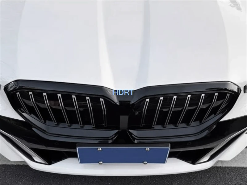 تصفيف السيارة المصد الأمامي سباق الشوايات غطاء جزء حامي اكسسوارات الديكور الخارجي ملصق لسيارات BMW 5 Series G60 2024 +