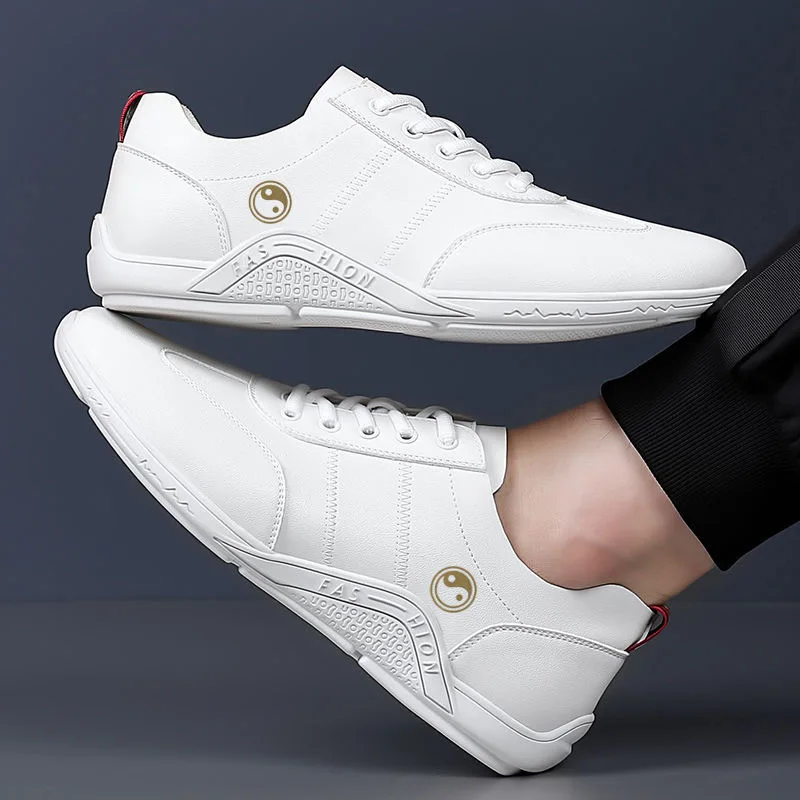 العلامة التجارية الكلاسيكية الكبار ممارسة الصينية التقليدية أحذية الكونغفو جلد طبيعي تاي تشي أحذية للجنسين مصمم فنون الدفاع عن النفس الأحذية #3