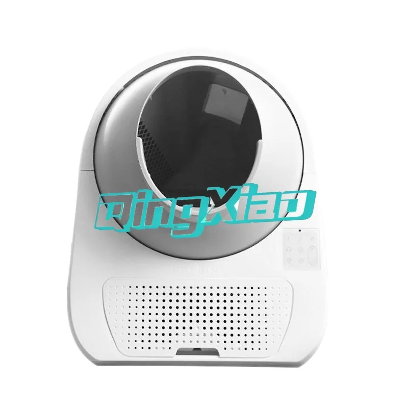 Fully Automatic See Through Litter Box Enclosed Extra Large Anti Splash Odor Control Smart Self Cleaning Cat Toilet With Pedal
