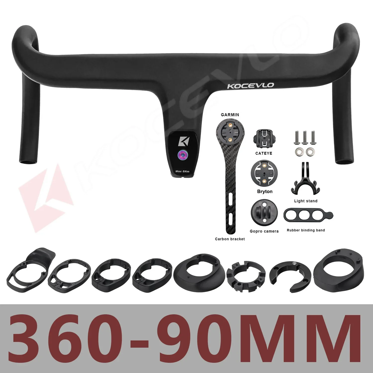 Kocevlo-一体型カーボンバイクハンドルバー、公式ロードバイク、内部