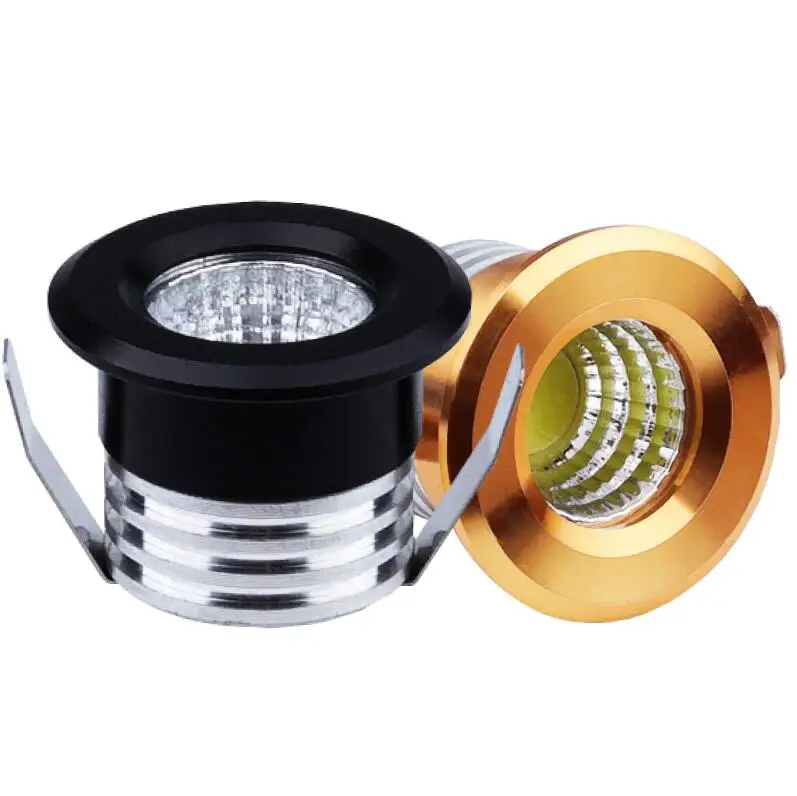 LED Mini Downlight Recessed 3W COB Ceiling Light AC85-265V For Ceiling Cabinet Display Loft Decoration