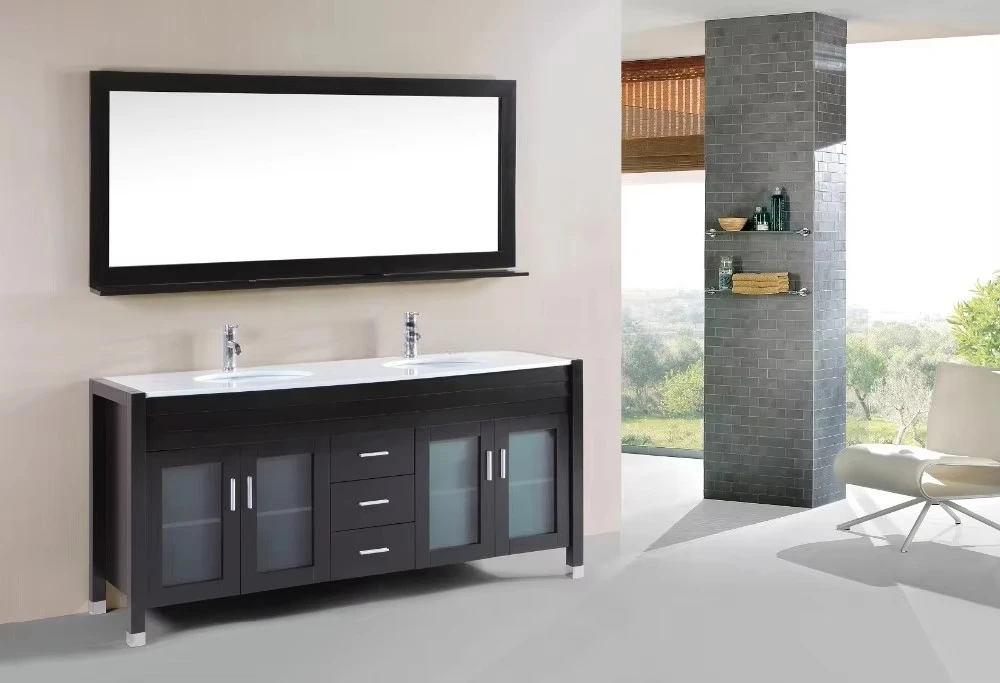 Cheap Bathroom Vanity Set 72-inch with Double Sink
