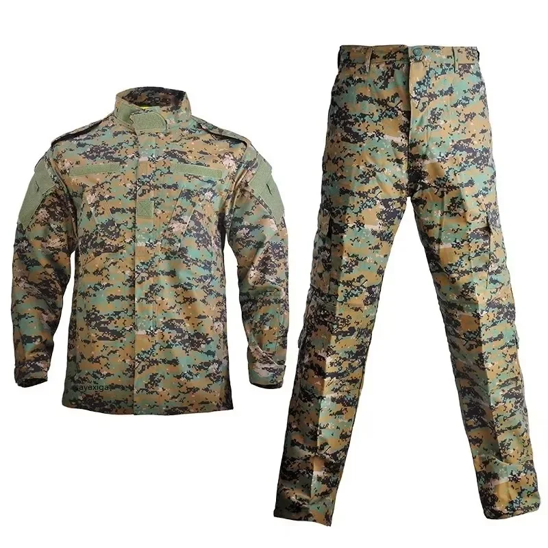 2026 Green Tactical Tactic Uniform Security Outdoor Olive Shirt Pant Men Hunting Hiking Suits 2.0 Multicam