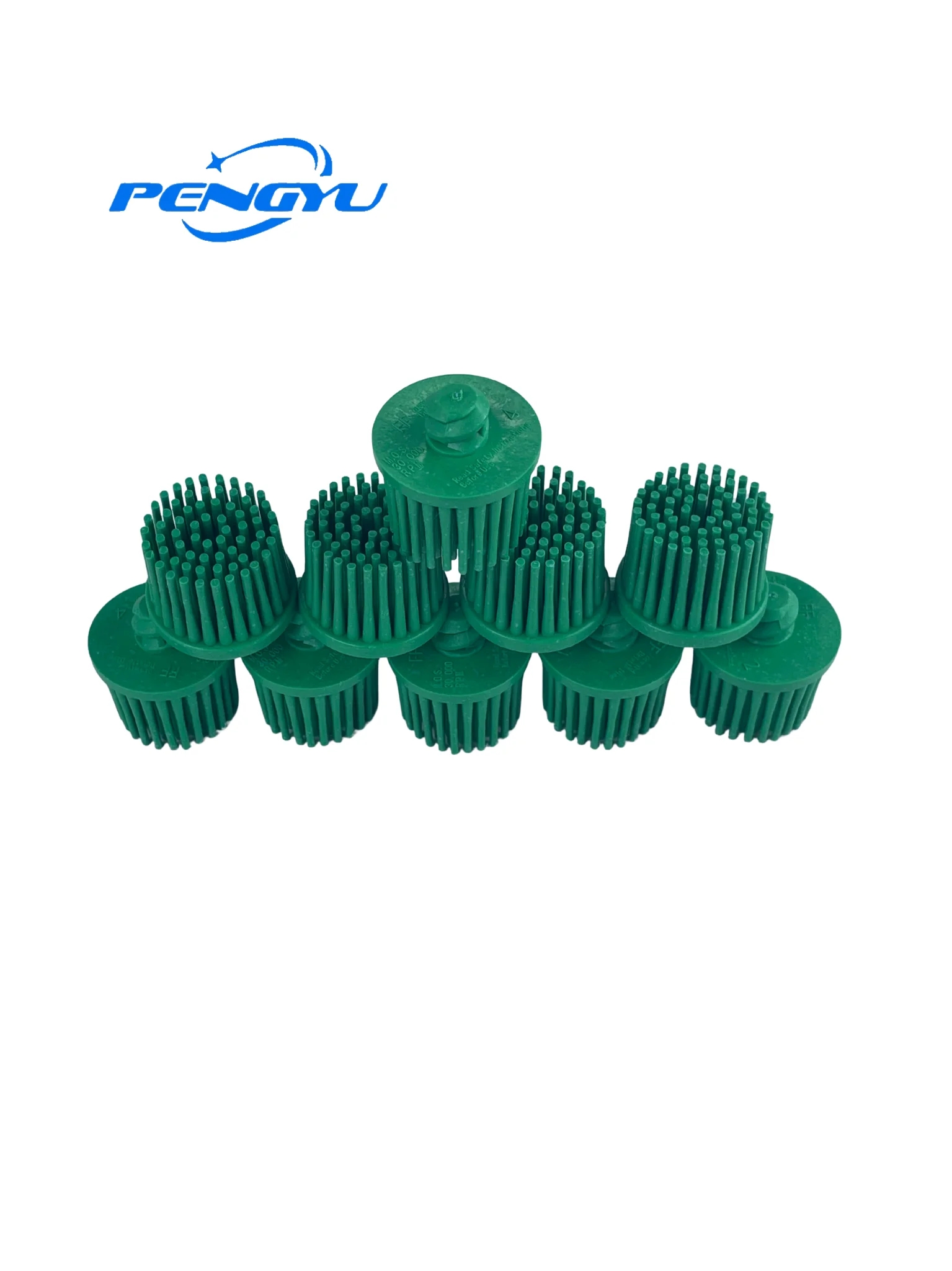 

NICE TOP 1Inch 50Grit Tornado Bristle Disc Ceramic Alumina Abrasive Flexible Molded Filament Base Material Safe