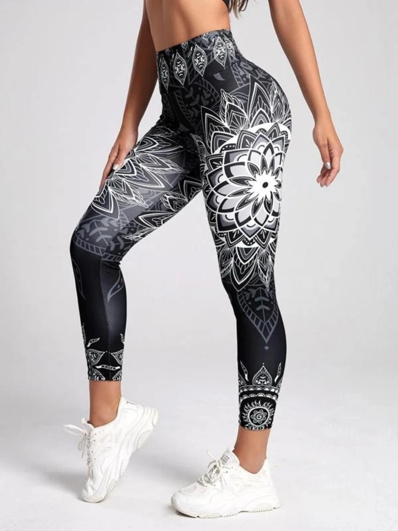 Kaleidoscope Printed Leggings Women Yoga Pants High Waist Booty Lifting Leggings Pants  Clothing Fitness Wear Purchasing Agent