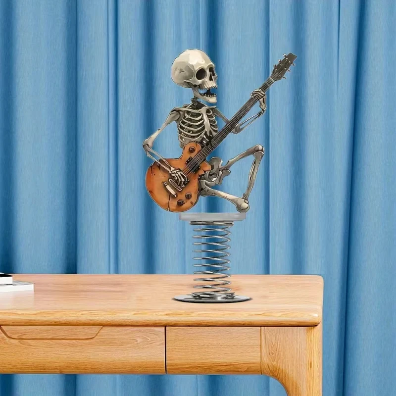 Skull Guitar Car Ornament 5